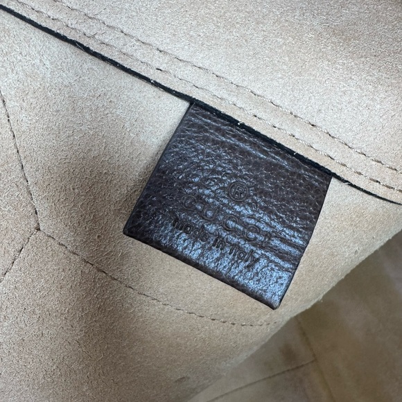 Gucci GG Supreme Monogram Web Ophidia Tote Brown. - Picture 6 of 16